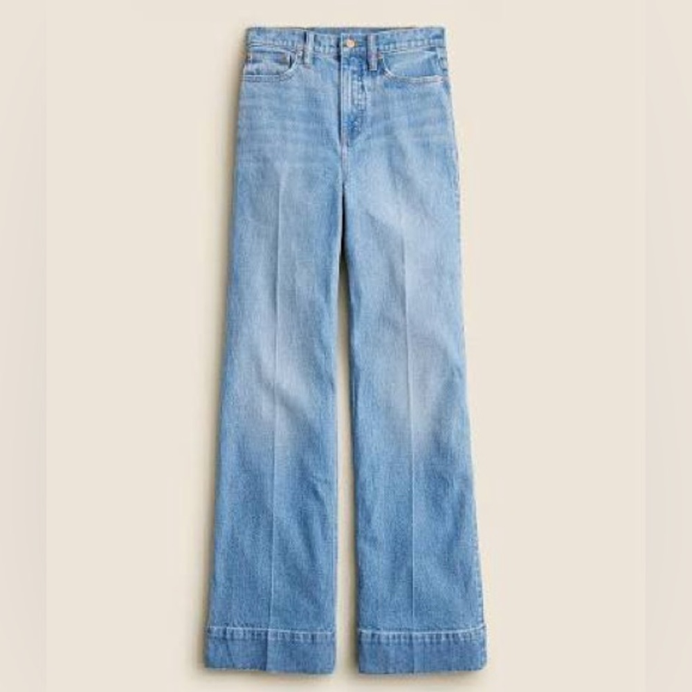 J Crew high rise trouser jeans